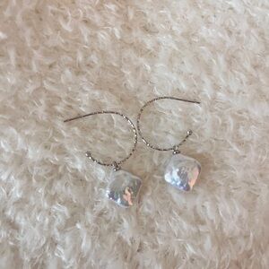 Natural Baroque Drop Earrings